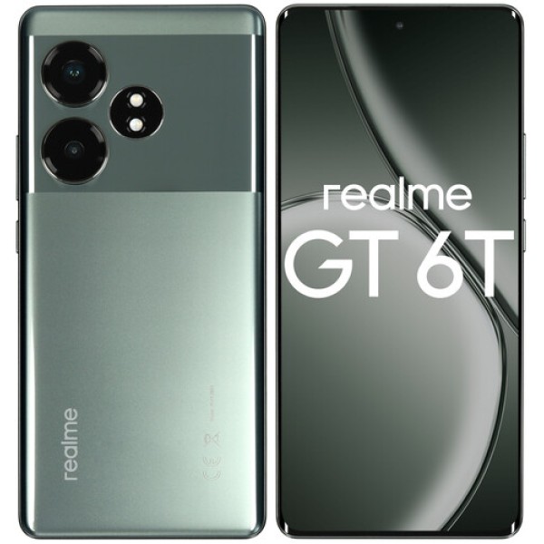 6.78" Смартфон realme GT 6T 256 ГБ зеленый