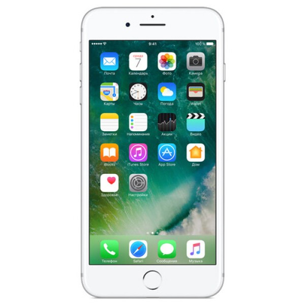 Смартфон Apple iPhone 7 Plus 5,5" 128Gb Silver 4x2.3Ghz/3072Mb/1920x1080/IPS/3G/LTE/GPS/Cam12(x2)/iOS