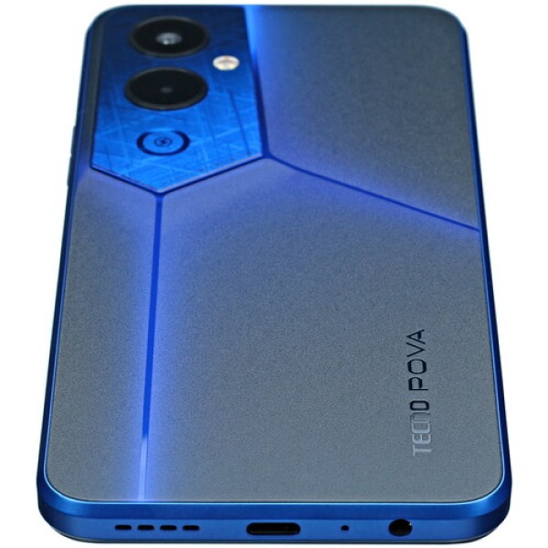 Смартфон Tecno Pova 4 Pro 8/256Gb [6,7"/LTE/NFC/Cam50Mpx+QVGA/6000mAh/Fluorite Blue]