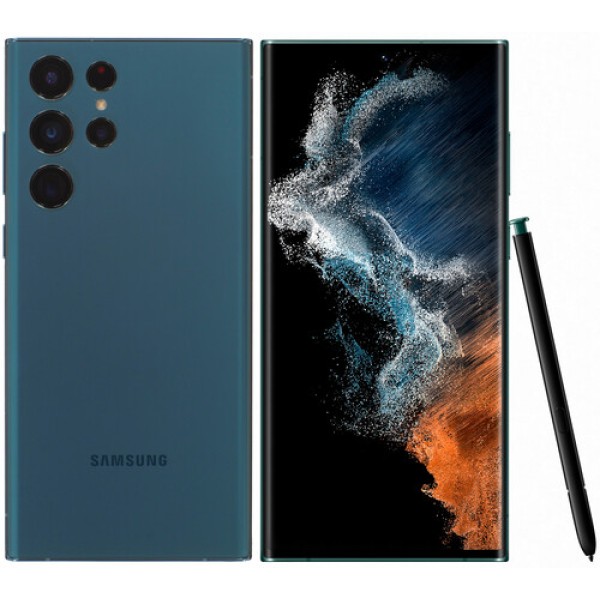 Смартфон Samsung Galaxy S22 Ultra 12/512Gb [6,8"/5G/NFC/Cam108+12+10+10Mpx/5000mAh/Зеленый]