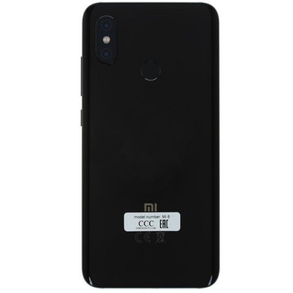 Смартфон Xiaomi Mi 8 6.21" 128Gb Black 4x2.8+4x1.7Ghz/6144Mb/2248x1080/2SIM/GPS/Amoled/Cam12+12and20/3400mAh/Android 8.1