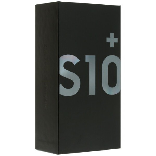 Смартфон Samsung S10+ 6.4" 128Gb Black 8(2x2.0Ghz+2x2.0Ghz+4x1.0Ghz)/8192Mb/3040x1440/DynamicAMOLED/2SIM/LTE/NFC/IP68/Cam16+12+12/4100mAh/Android 9.0