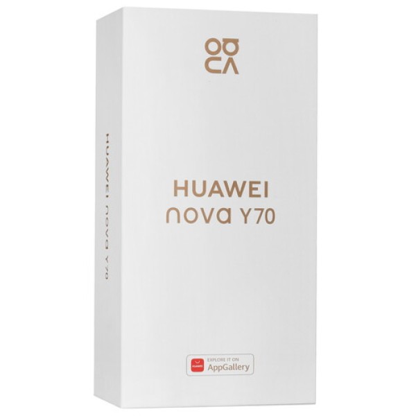 6.75" Смартфон HUAWEI nova Y70 128 ГБ черный