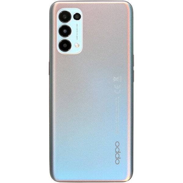 Смартфон OPPO Reno 5 6.43" 128Gb Fantasy silver SDM720G /8 (2x2.3Ghz+6x1.8 Ghz) /8Gb/2400 x 1080/2SIM/LTE/Cam64 +8 +2 +2/4310 мАч/Android 11