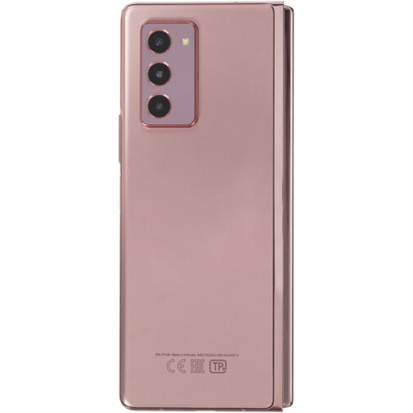 Смартфон Samsung SM-F916B Galaxy Z Fold2 7.6" 256Gb Bronze Snapdragon865Plus/12Gb/1768x2208/dAMOLED 2X/LTE/Cam12+12+12/10Mp/4500mAh/Android