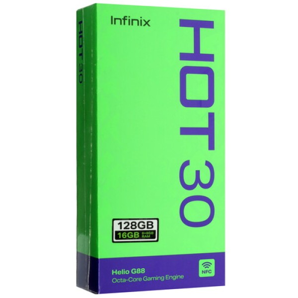 6.78" Смартфон Infinix HOT 30 128 ГБ белый