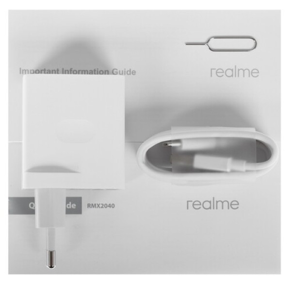 Смартфон realme 6i 6.5" 128Gb White MTK Helio G80/8(2x2.0Ghz+6x1.8Ghz)/4096Mb/1600x720/2SIM/LTE/Cam48+8+2+2/5000mAh/Android 10