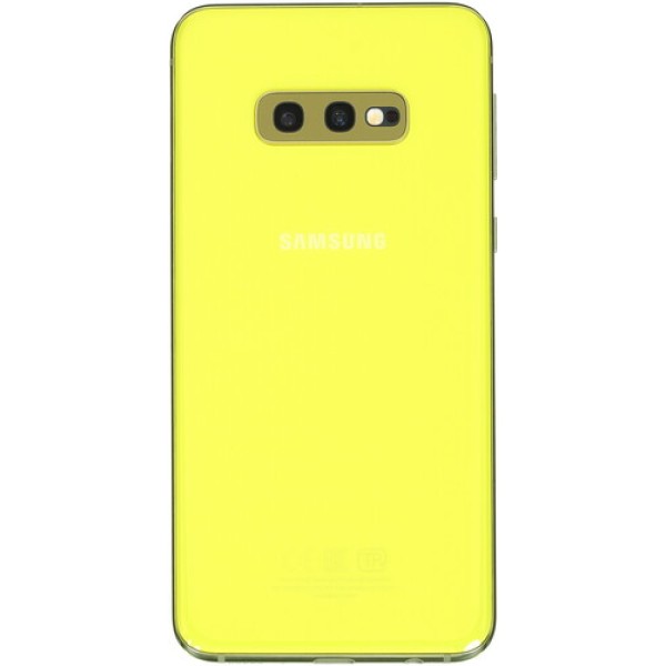 Смартфон Samsung S10e 5.8" 128Gb Yellow 8(2x2.0Ghz+2x2.0Ghz+4x1.0Ghz)/6144Mb/2280x1080/DynamicAMOLED/2SIM/LTE/NFC/IP68/Cam16+12/3100mAh/Android 9.0