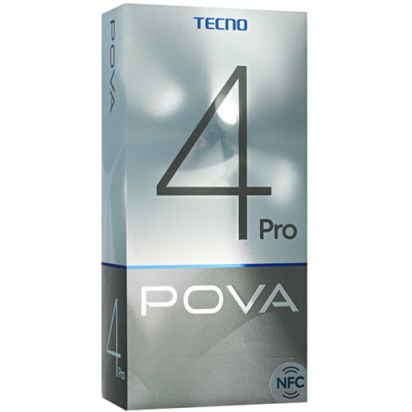 Смартфон Tecno Pova 4 Pro 8/256Gb [6,7"/LTE/NFC/Cam50Mpx+QVGA/6000mAh/Fluorite Blue]