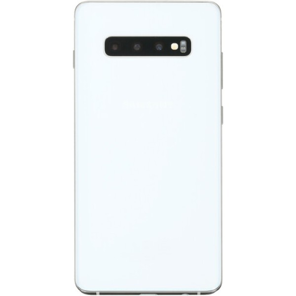 Смартфон Samsung S10+ 6.4" 128Gb White 8(2x2.0Ghz+2x2.0Ghz+4x1.0Ghz)/8192Mb/3040x1440/DynamicAMOLED/2SIM/LTE/NFC/IP68/Cam16+12+12/4100mAh/Android 9.0