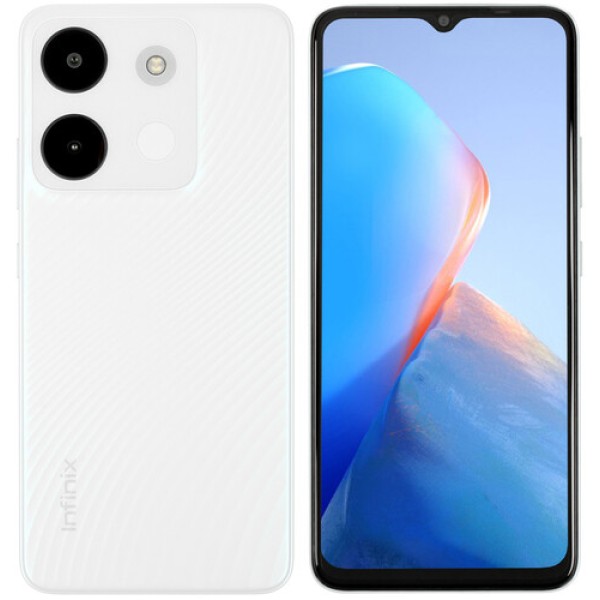 6.6" Смартфон Infinix SMART 7 64 ГБ белый