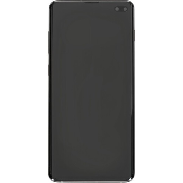 Смартфон Samsung S10+ 6.4" 128Gb Black 8(2x2.0Ghz+2x2.0Ghz+4x1.0Ghz)/8192Mb/3040x1440/DynamicAMOLED/2SIM/LTE/NFC/IP68/Cam16+12+12/4100mAh/Android 9.0