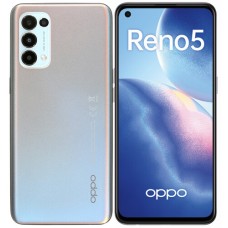 Смартфон OPPO Reno 5 6.43" 128Gb Fantasy silver SDM720G /8 (2x2.3Ghz+6x1.8 Ghz) /8Gb/2400 x 1080/2SIM/LTE/Cam64 +8 +2 +2/4310 мАч/Android 11