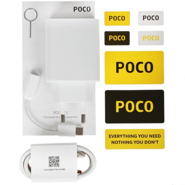 Смартфон POCO F3 6/128Gb [6,67"/5G/NFC/Cam48+8+5Mpx/4520mAh/Night Black]