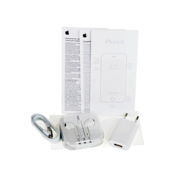 Смартфон Apple iPhone 6 4.7" 128Gb Silver 2x1.4Ghz/1024Mb/1334x750/IPS/3G/LTE/GPS/Cam8/iOS8
