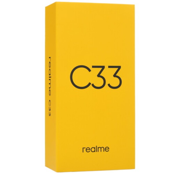 6.5" Смартфон realme C33 128 ГБ черный