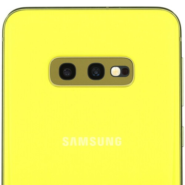 Смартфон Samsung S10e 5.8" 128Gb Yellow 8(2x2.0Ghz+2x2.0Ghz+4x1.0Ghz)/6144Mb/2280x1080/DynamicAMOLED/2SIM/LTE/NFC/IP68/Cam16+12/3100mAh/Android 9.0