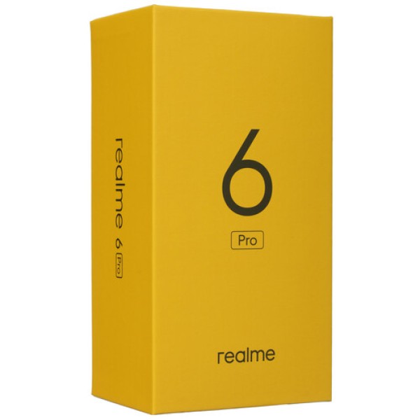 Смартфон realme 6 Pro 6.6" 128Gb Blue Snapdragon 720G/8(2x2.3Ghz+6x1.8Ghz)/8192Mb/2400x1080/2SIM/LTE/Cam64+12+8+2/4300mAh/Android 10