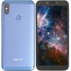 Смартфон DEXP BS155 5.45" 8Gb Blue 4x1.3GHz/1024Mb/960x480/IPS/2SIM/3G/cam2+5AF/2200mAh/Android Go
