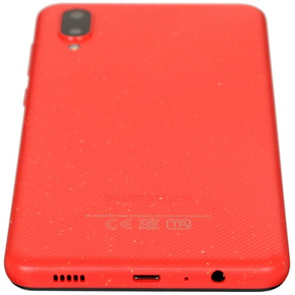 6.5" Смартфон Samsung Galaxy A02 32 ГБ красный
