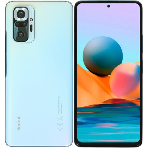 6.67" Смартфон Xiaomi Redmi Note 10 Pro 128 ГБ голубой