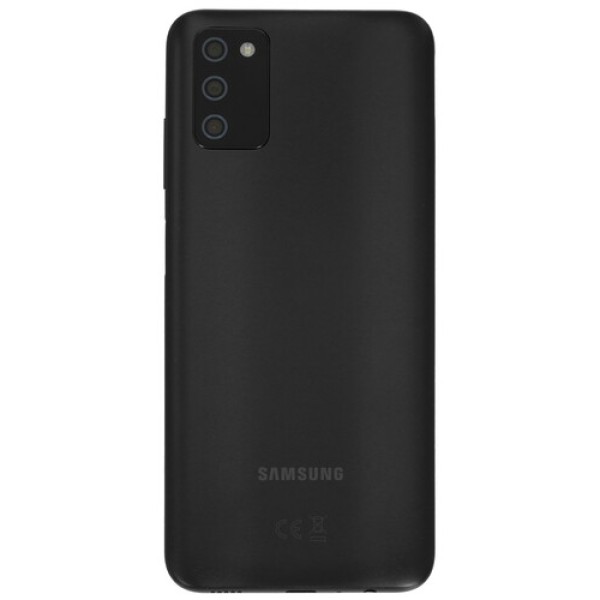 6.5" Смартфон Samsung Galaxy A03s 32 ГБ черный [8x(2.3 ГГц), 3 Гб, 2 SIM, TN, 1600x720, камера 13+2+2 Мп, 4G, GPS, 5000 мА*ч]