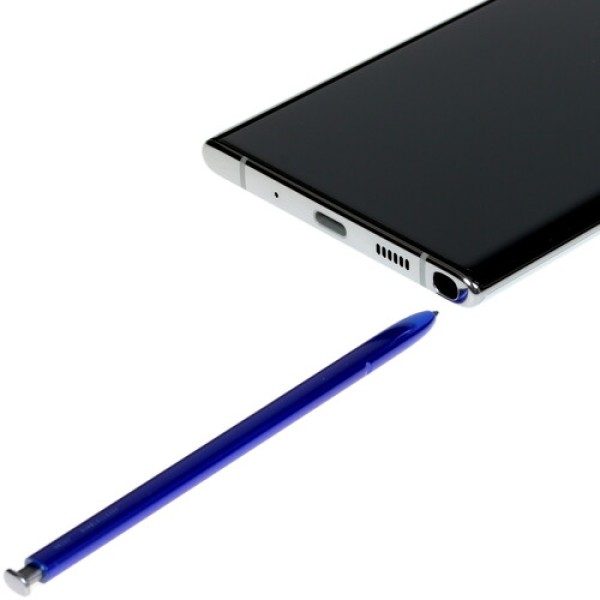 Смартфон Samsung Galaxy Note 10+ 6.8" 256Gb AuraGlow Exynos9825(2x2.7Ghz+2x2.3Ghz+4x1.95Ghz)/12Gb/3040x1440/dAMOLED/2SIM/LTE/Cam16+12+12/4300mAh/An9