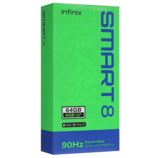 6.56" Смартфон Infinix SMART 8 64 ГБ золотистый