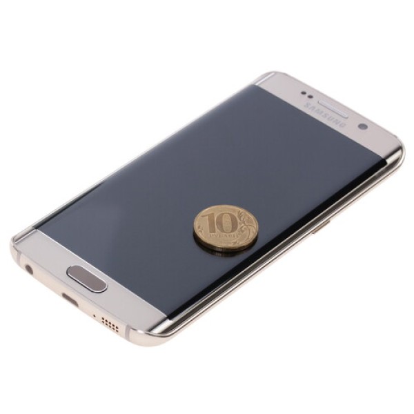 Смартфон Samsung SM-G925 Galaxy S6 edge 5.1" 32Gb Gold 8x1.5Ghz/3072Mb/2560x1440/3G/LTE6/GPS/Cam16/2550mAh/Android 5.0