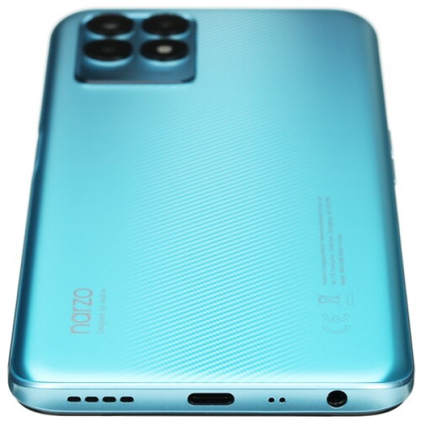 6.6" Смартфон realme narzo 50 128 ГБ голубой