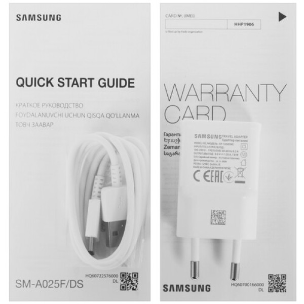 6.5" Смартфон Samsung Galaxy A02s 32 ГБ черный