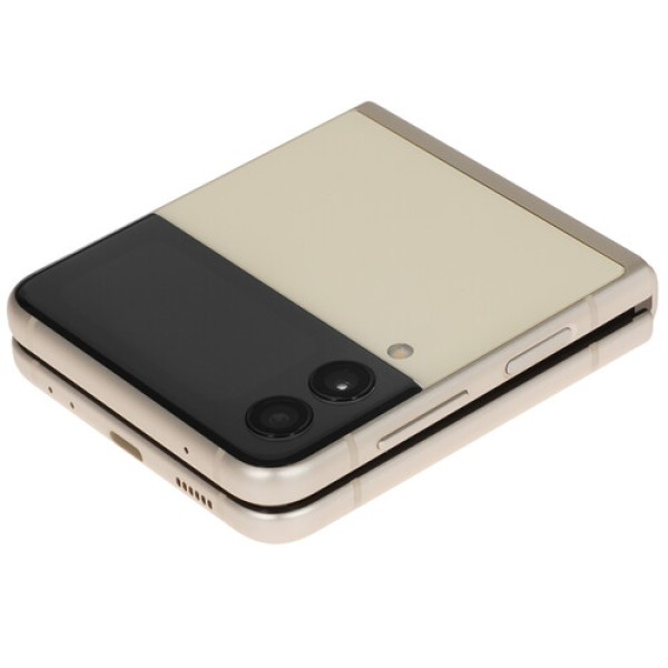 6.7" Смартфон Samsung Galaxy Z Flip3 128 ГБ бежевый [8x2.84 ГГц, 8 Гб, 1 SIM, Dynamic AMOLED 2X, 2640x1080, камера 12+12 Мп, 5G, GPS, 3300 мА*ч] SM-