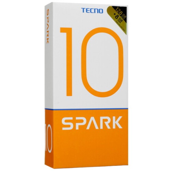 6.56" Смартфон Tecno SPARK 10 128 ГБ оранжевый