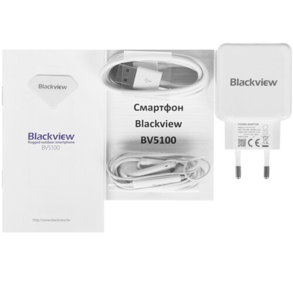 Смартфон Blackview BV5100 Black 5,7" 128GB 8 core/4096MB/1440x720/IPS/2SIM/LTE/NFC/Cam16Mpx/5580mAh/Android 10