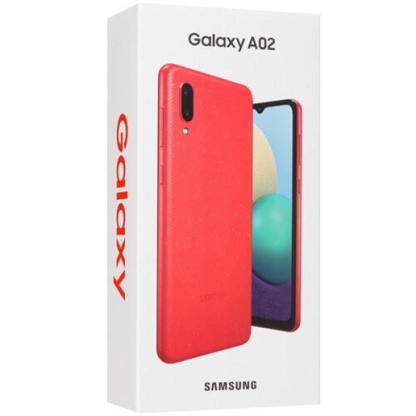 6.5" Смартфон Samsung Galaxy A02 32 ГБ красный