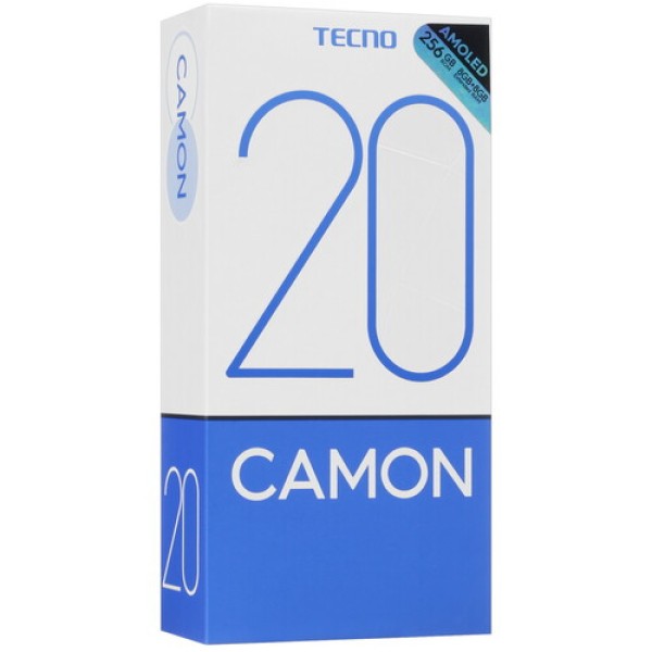 6.7" Смартфон Tecno CAMON 20 256 ГБ голубой