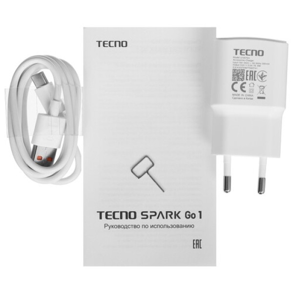 6.67" Смартфон Tecno SPARK GO 1 64 ГБ золотистый