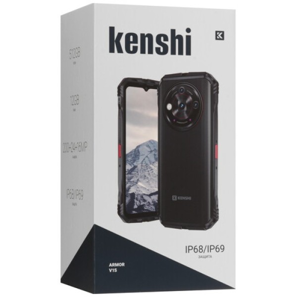 6.58" Смартфон KENSHI Armor V1s 512 ГБ черный