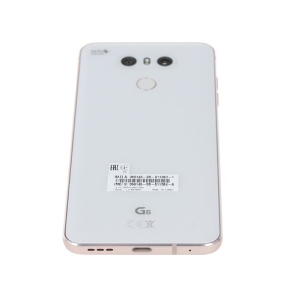 Смартфон LG G6 5.7" 64Gb White 4x2,35Ghz/4096Mb/2880x1440/IPS/2SIM/LTE/Cam13+13/3300mAh/Android 7.0