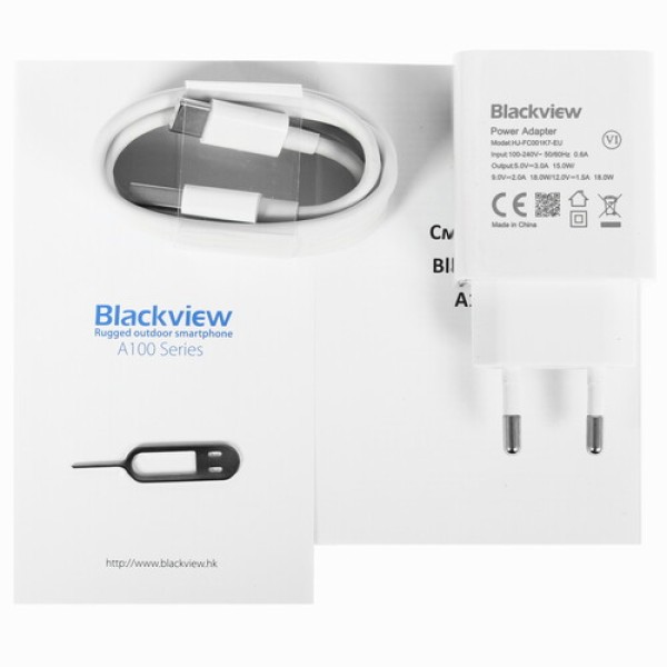 6.67" Смартфон Blackview A100 128 ГБ серый
