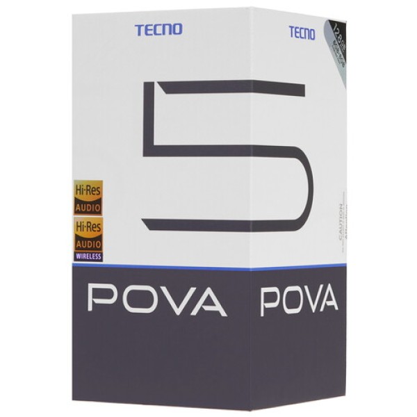 6.8" Смартфон Tecno POVA 5 128 ГБ черный