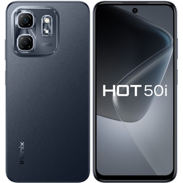 6.7" Смартфон Infinix HOT 50i 128 ГБ черный