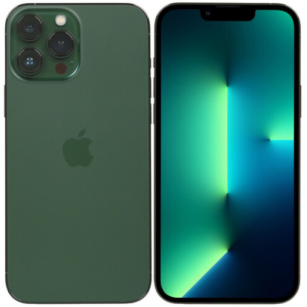 6.7" Смартфон Apple iPhone 13 Pro Max 256 ГБ зеленый [6x3.2 ГГц, 1.8 ГГц, 1 SIM, OLED, 2778?1284, камера 12+12+12 Мп, 5G, GPS]
