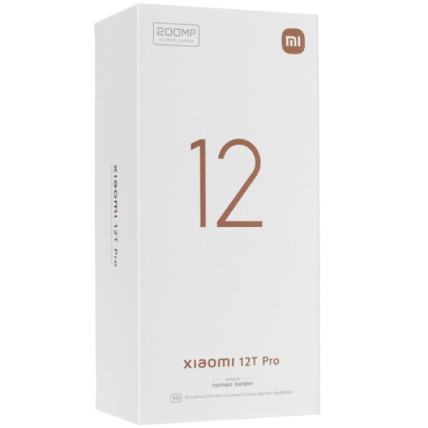 Смартфон Xiaomi 12T Pro 8/128Gb [6.67"/5G/NFC/Cam200Mpx/5000mAh/Cosmic Black]