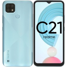 6.5" Смартфон realme C21 64 ГБ голубой