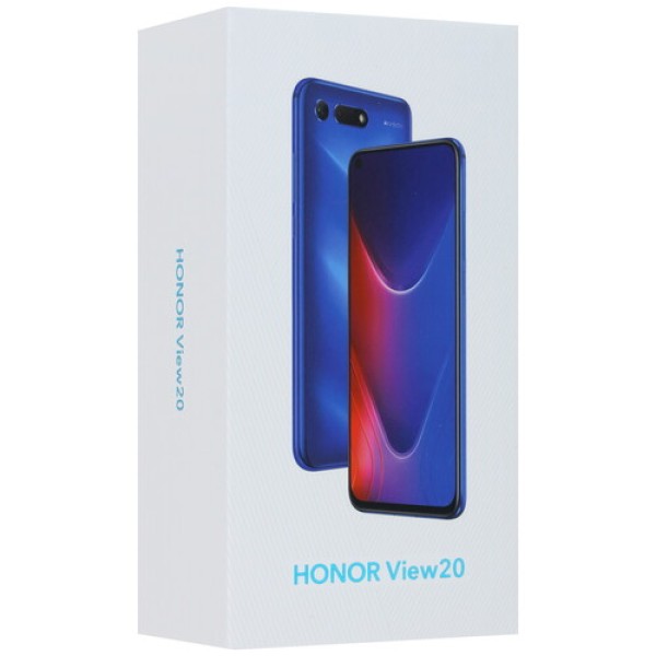 Смартфон Honor View 20 6.4" 128Gb Blue 8(4x1,8Ghz+2x2.6Ghz+2x1,9Ghz)/6144Mb/2310x1080/IPS/2SIM/LTE/NFC/Cam48+24/4000mAh/Android 9.0