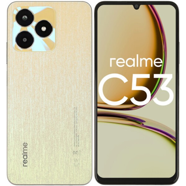 6.74" Смартфон realme C53 128 ГБ золотистый