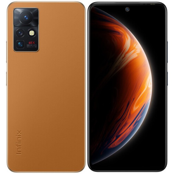 6.67" Смартфон Infinix ZERO X PRO 128 ГБ коричневый [8x(2 ГГц), 8 Гб, 2 SIM, AMOLED, 2400x1080, камера 108+8+8 Мп, 4G, GPS, FM, 4500 мА*ч]