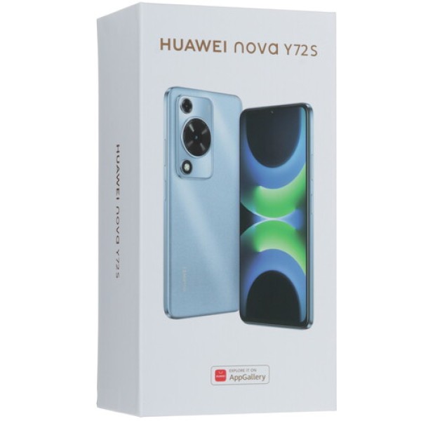 6.75" Смартфон HUAWEI nova Y72S 256 ГБ голубой