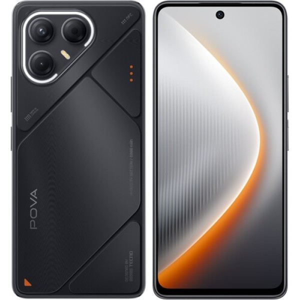 6.78" Смартфон Tecno POVA 7 5G 128 ГБ черный